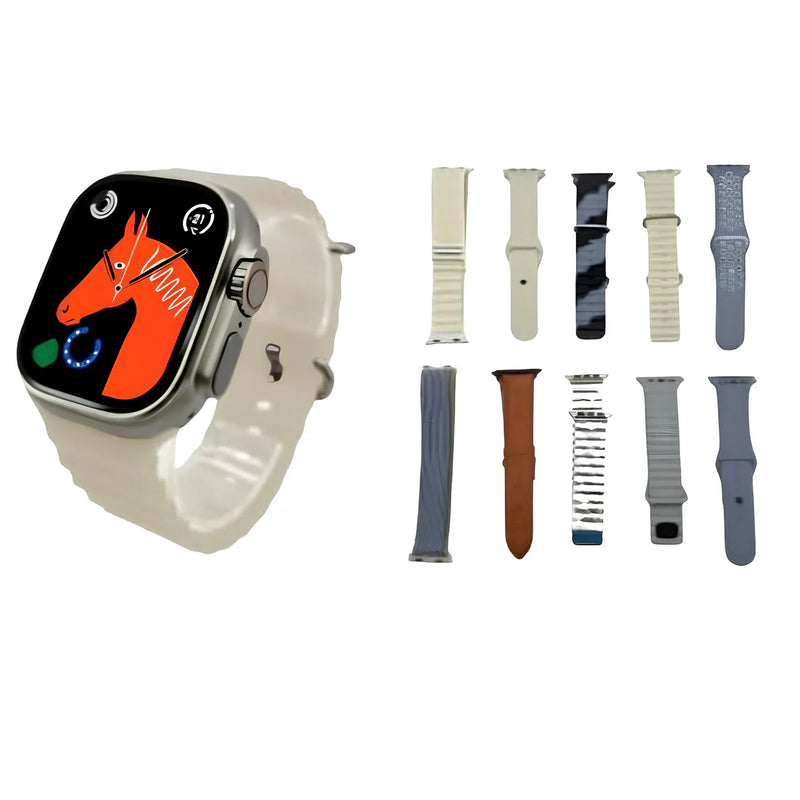 SmartWatch 9 ULTRA 2™ + AirPods Pro 2ª Gen + 10 correas